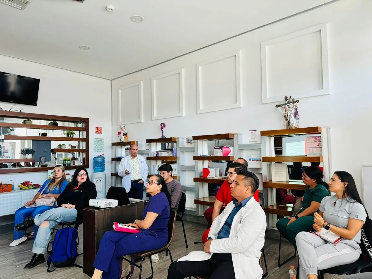 Aula presencial del Diplomado IMF en manejo avanzado de heridas y pie diabético, León Gto.